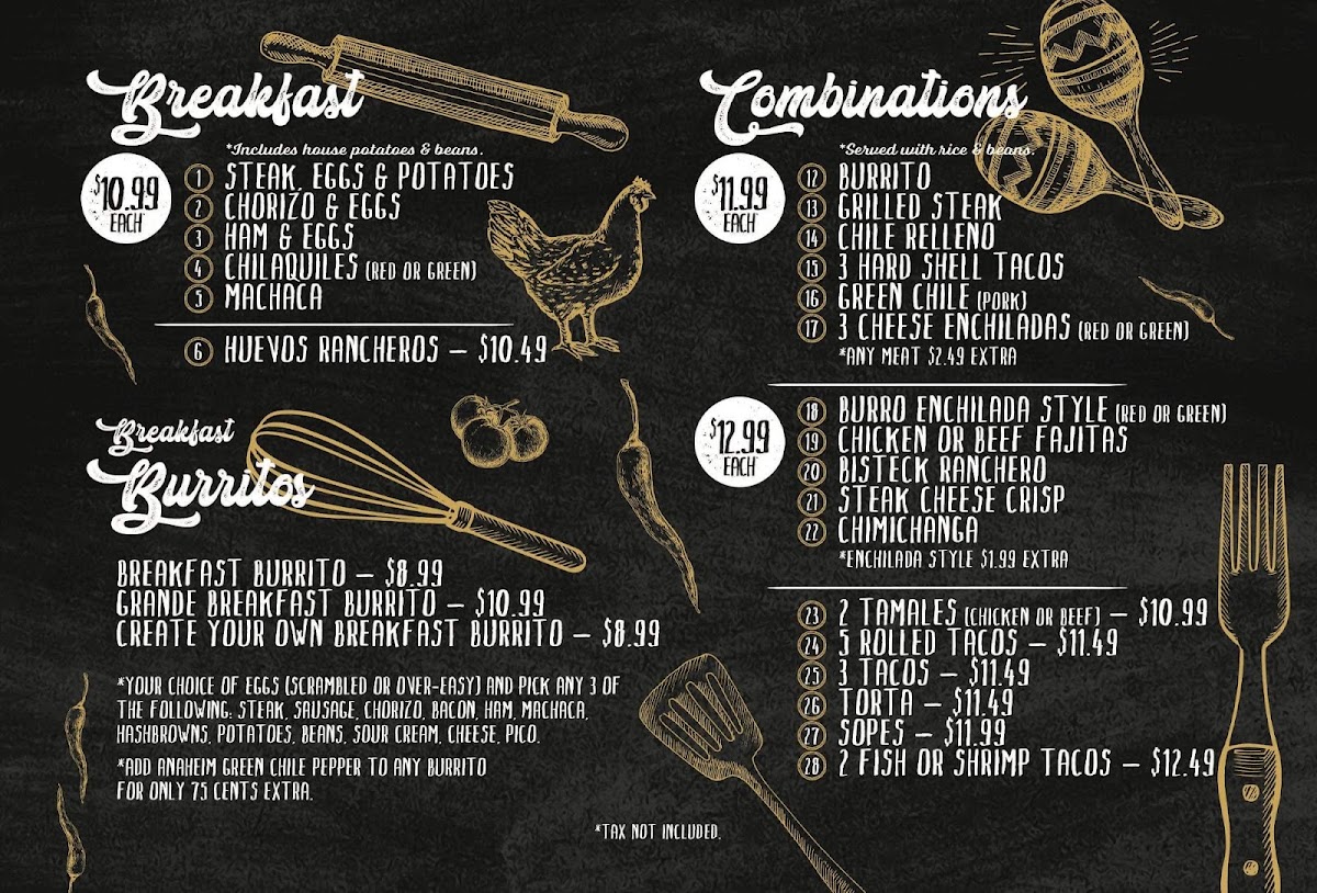 Taquitos Jalisco Menu - Image 1